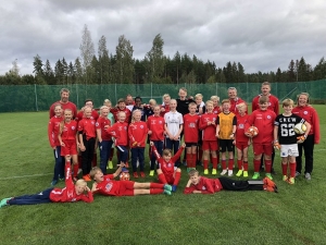 Fellestrening på Holemoen